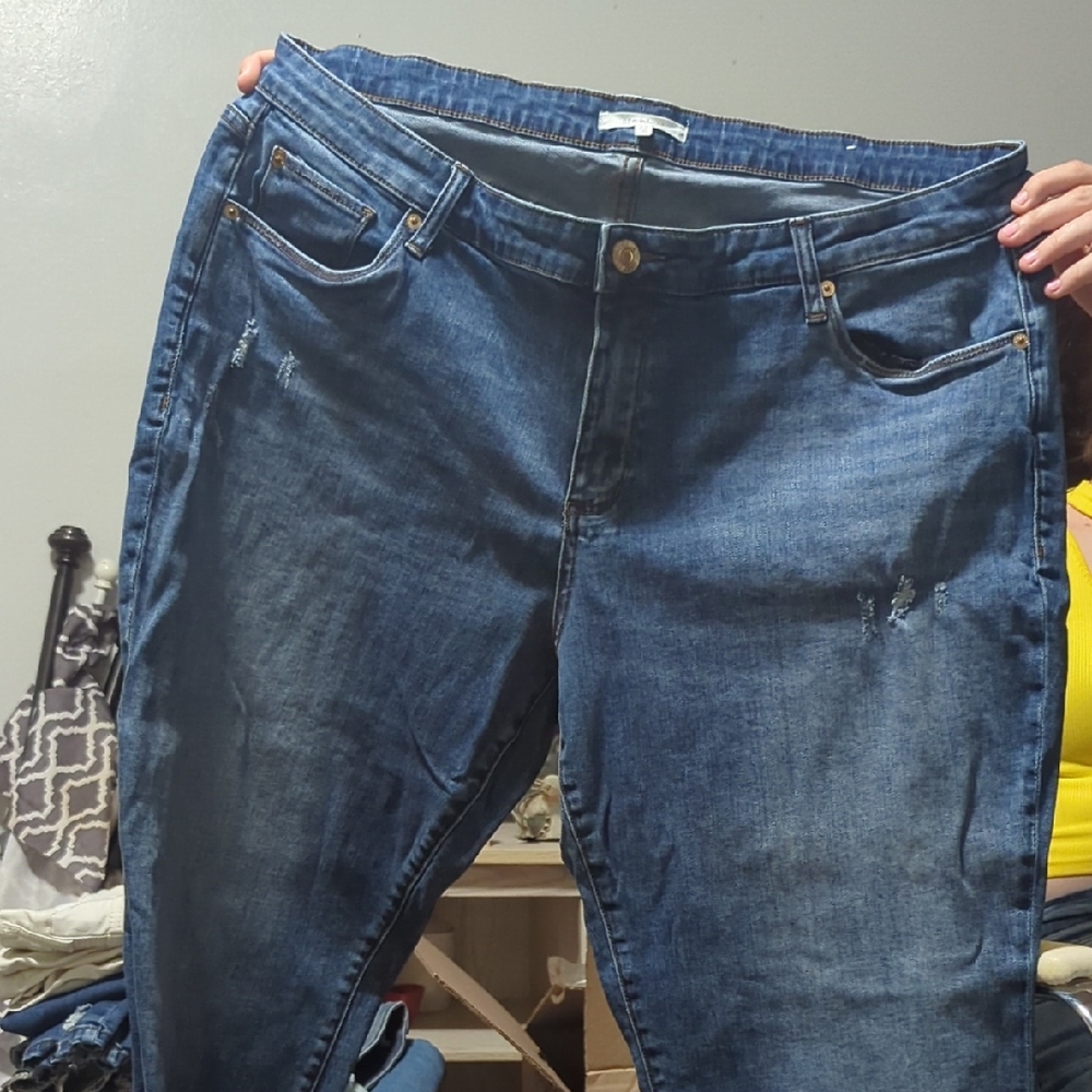 STS Blue Distressed Boyfriend Jeans